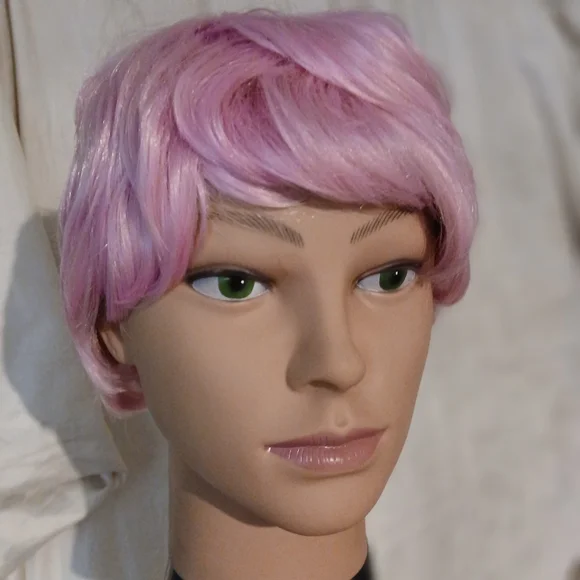 Pink Pixie Cut Wig Synthetic Hair